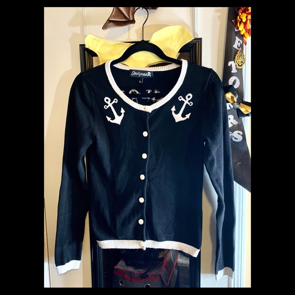 Pinup/Rockabilly SourPuss Sailor’sDelight Cardigan